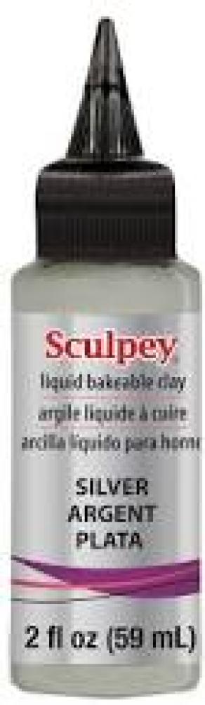 Sculpey Liquid Polimer Kil Gümüş 59ml