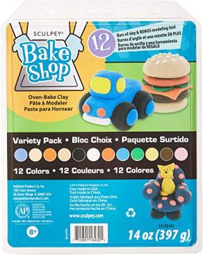 Sculpey Bake&Shop Variety Pack 10x28.5gr+2x57gr