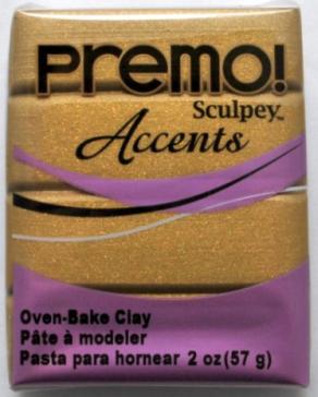 Sculpey Premo Polimer Kil 57gr Antik Altın